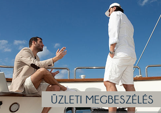 Üzleti megbeszélés hajón – exkluzív céges rendezvény Balatonon